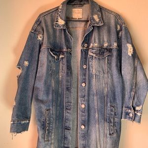 LONG JEAN JACKET ZARA